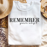 Sandjest Inspirational T-Shirt Remember Your Why Gift for Women Girl Friend